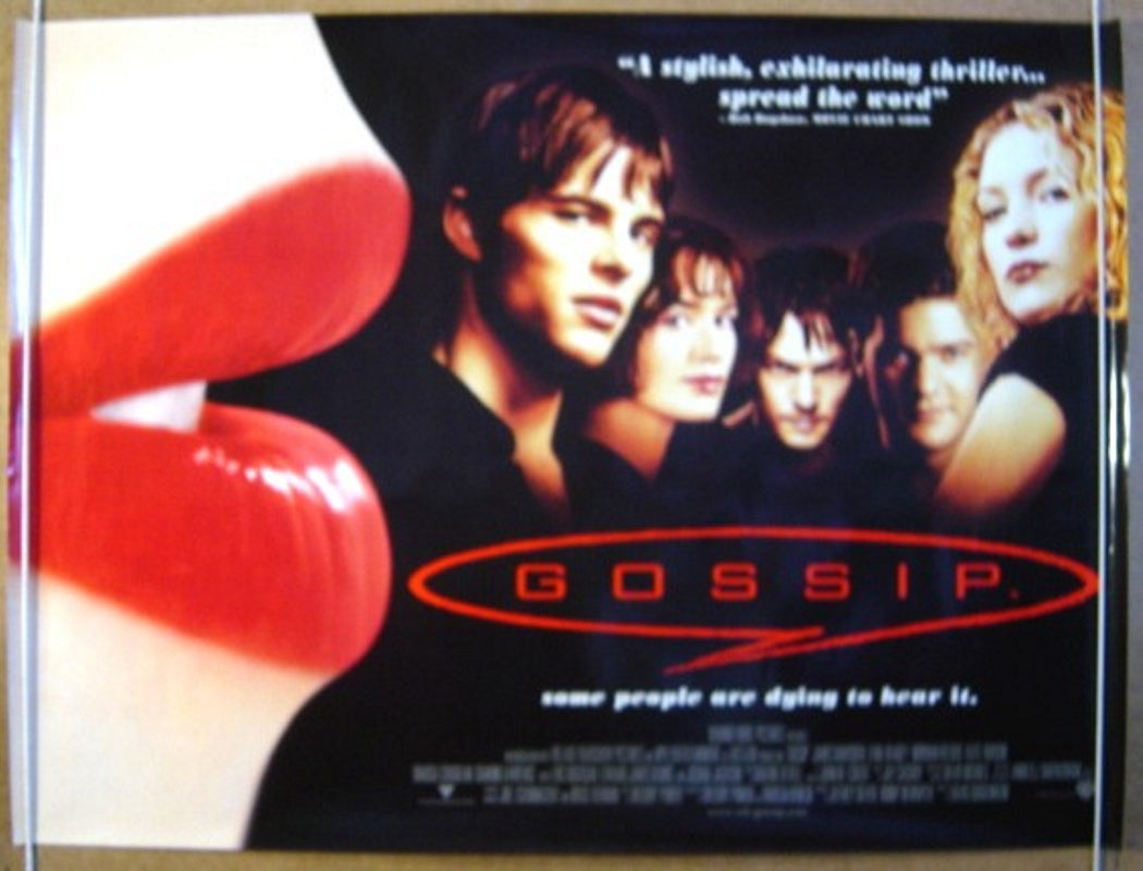 Gossip Original Quad Movie Poster