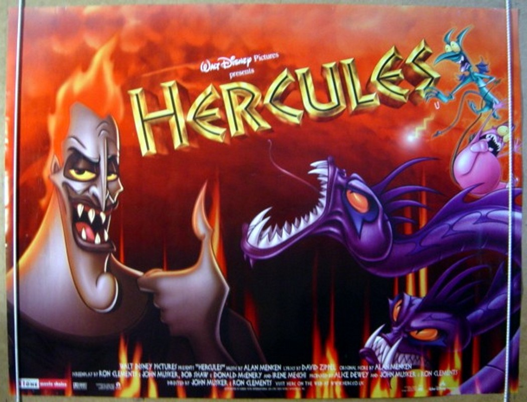 Hercules Original Quad Movie Poster