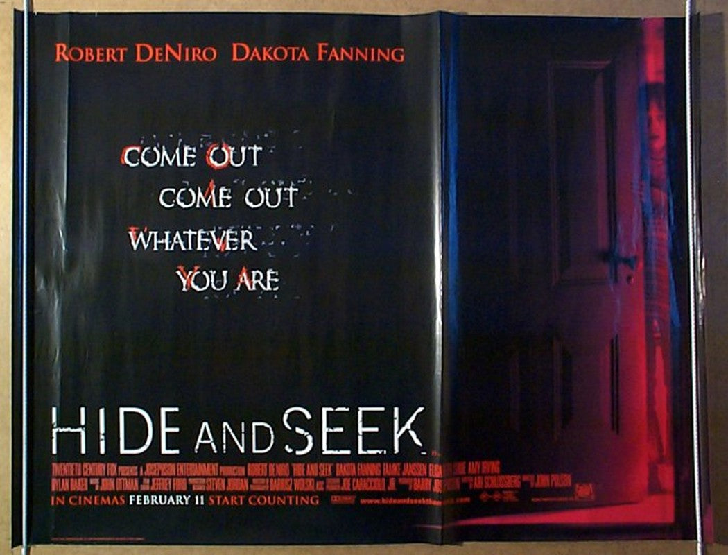 Hide And Seek Original Quad Movie Poster