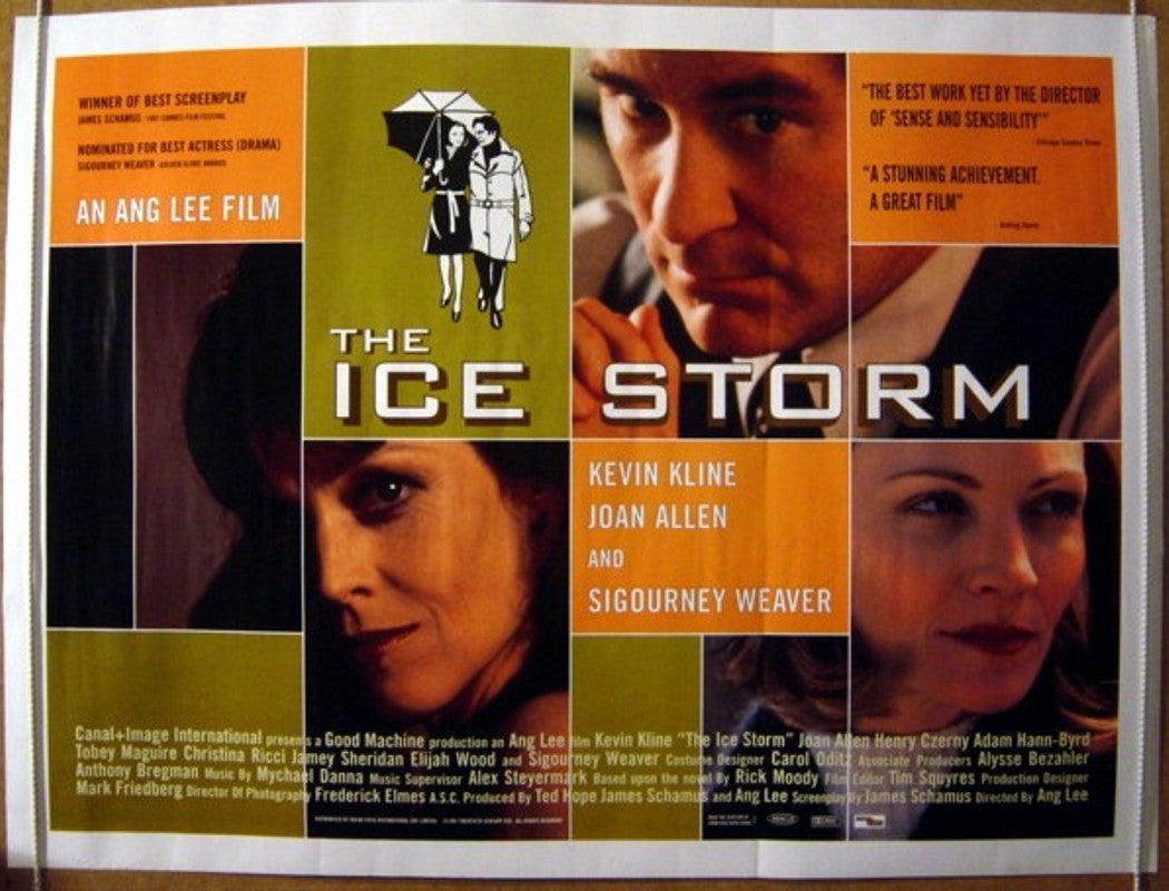The Ice Storm Original Quad Movie Poster