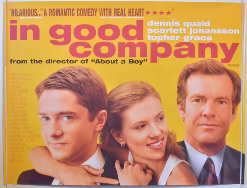 In Good Company Original British Quad Poster - Movie Poster