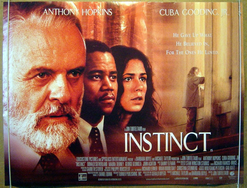 Instinct Original Quad Movie Poster