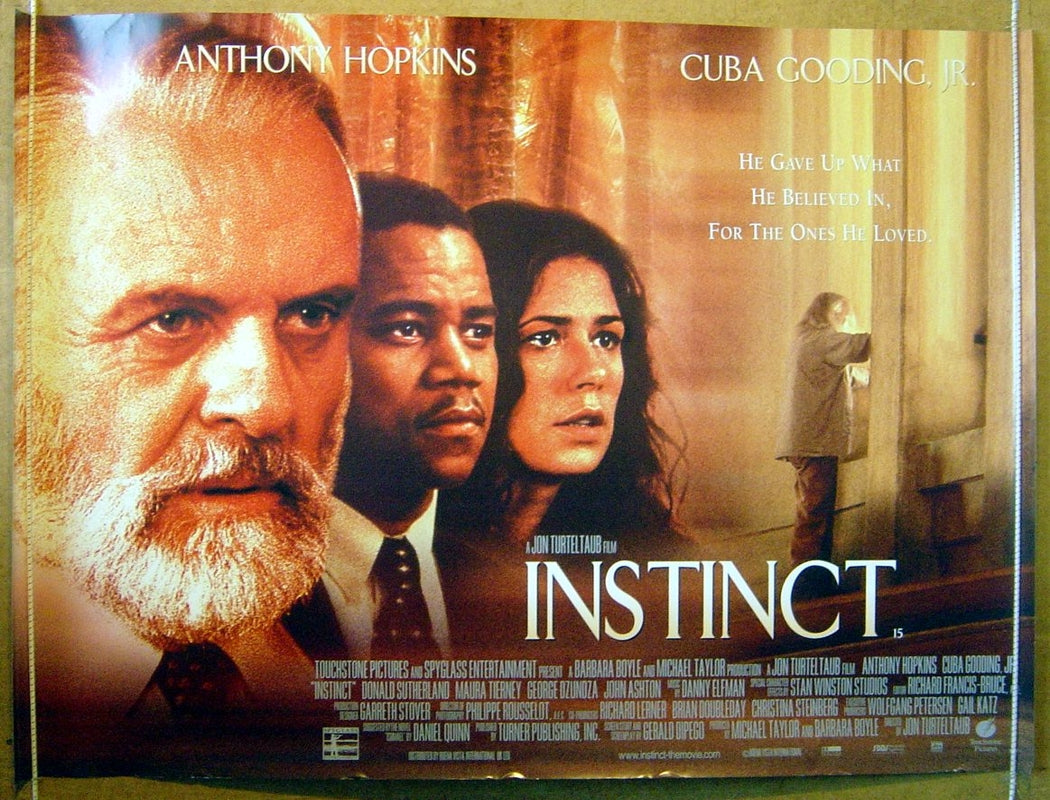 Instinct Original Quad Movie Poster
