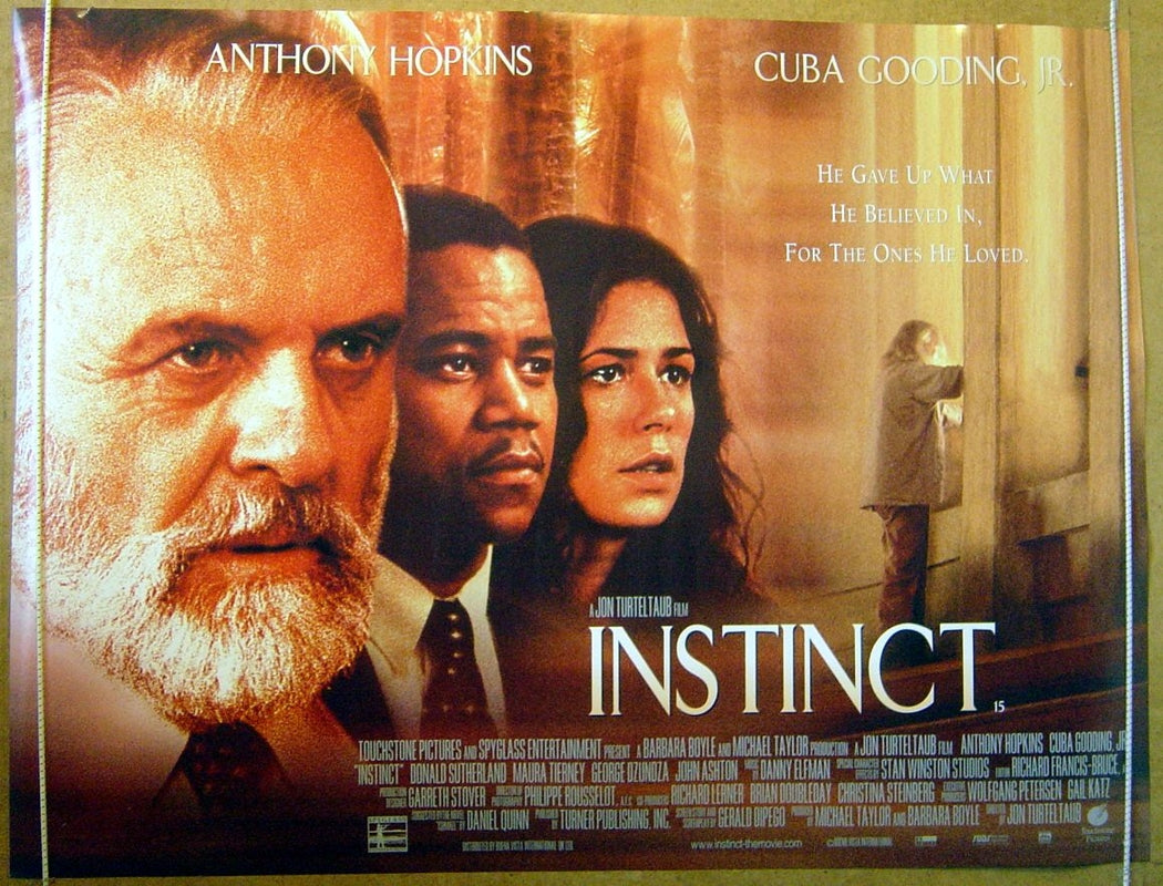 Instinct Original Quad Movie Poster