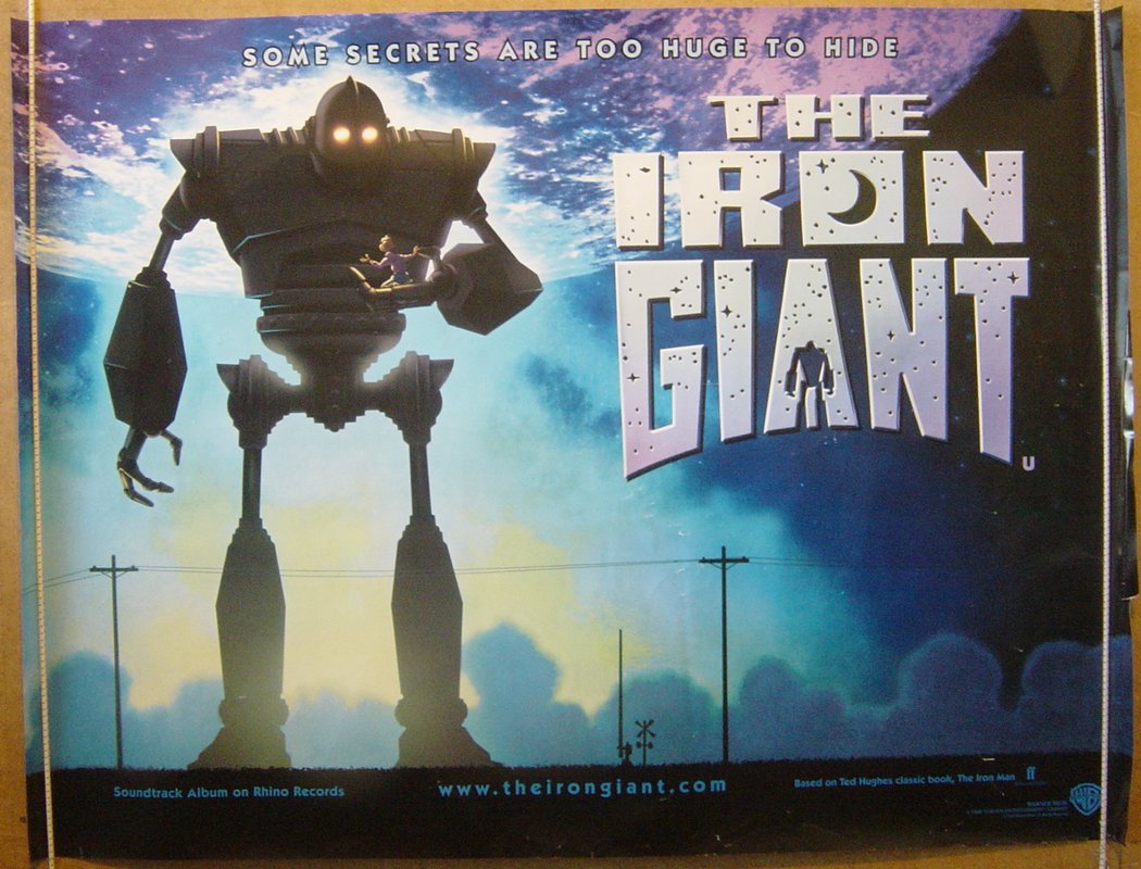 The Iron Giant (Teaser) Original Quad Movie Poster