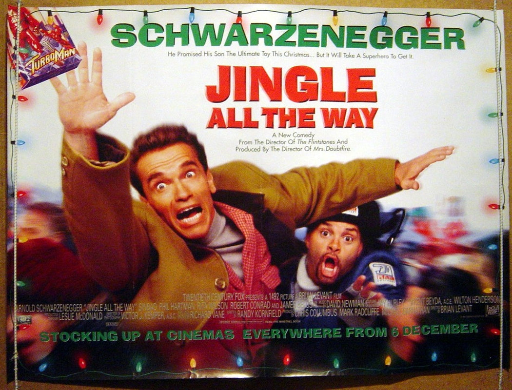 Jingle All The Way Original Quad Movie Poster