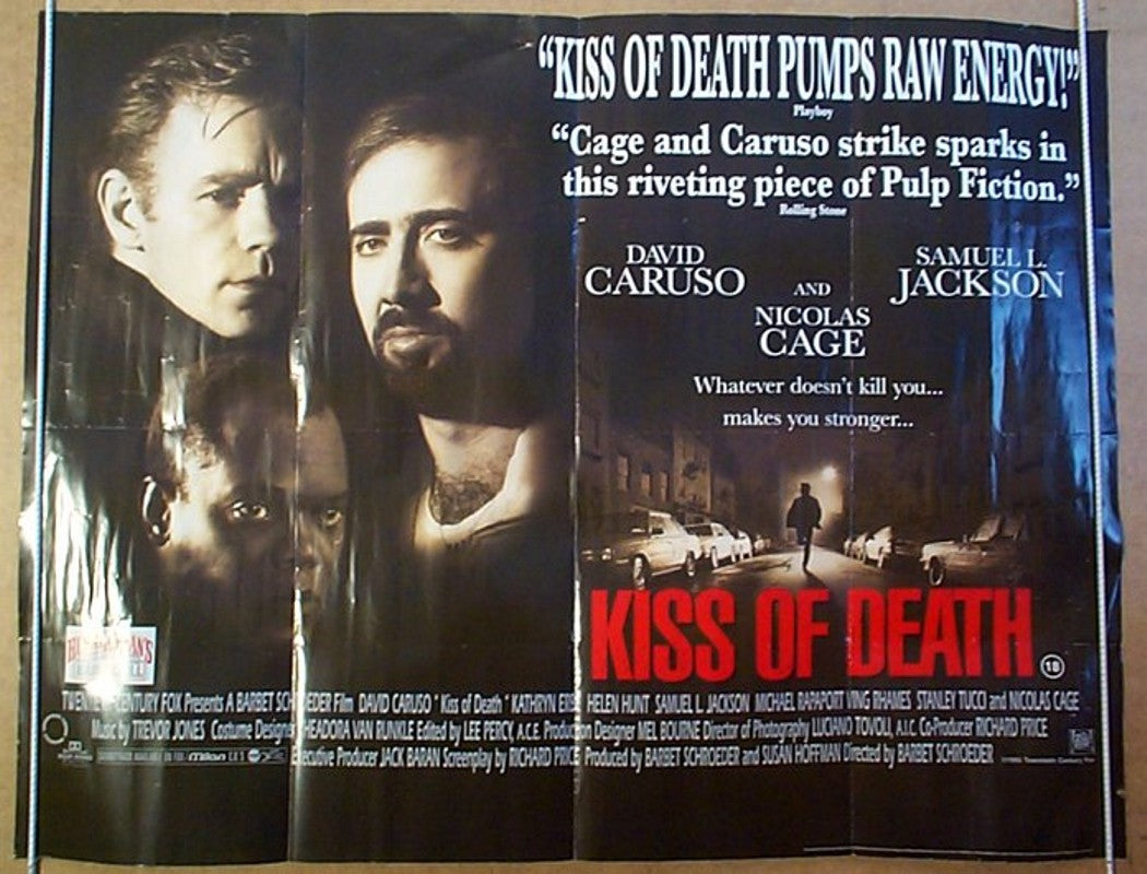 Kiss Of Death Original Quad Movie Poster