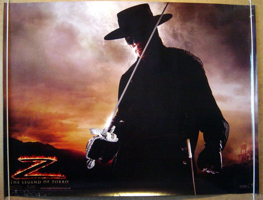 The Legend Of Zorro (Teaser Design 1) Original Quad Movie Poster