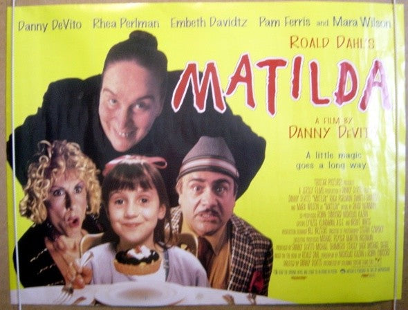Matilda Original Quad Movie Poster