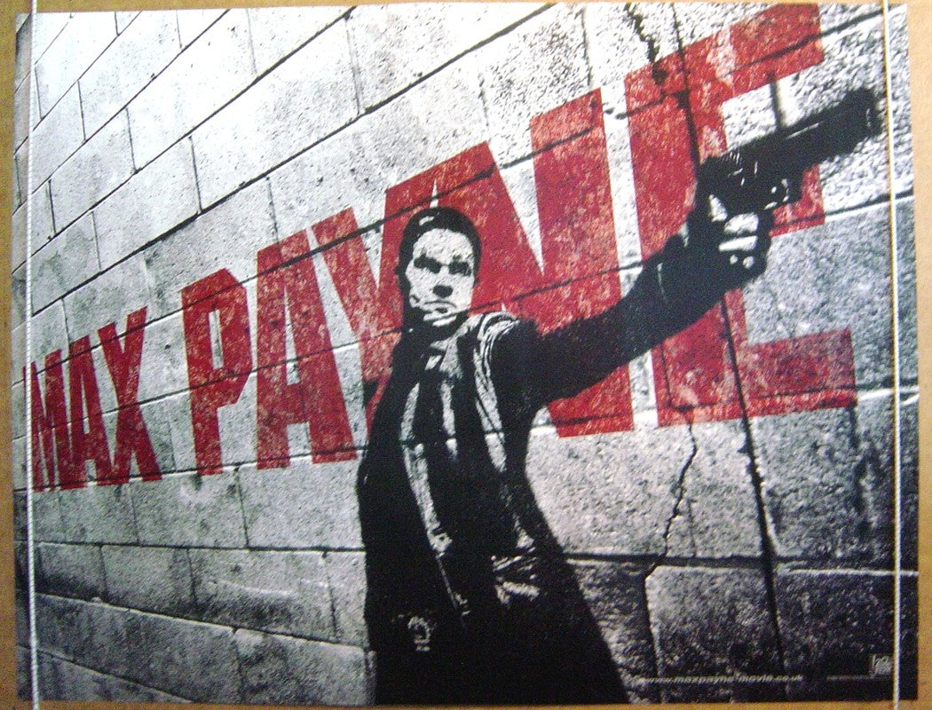 Max Payne (Teaser) Original Quad Movie Poster