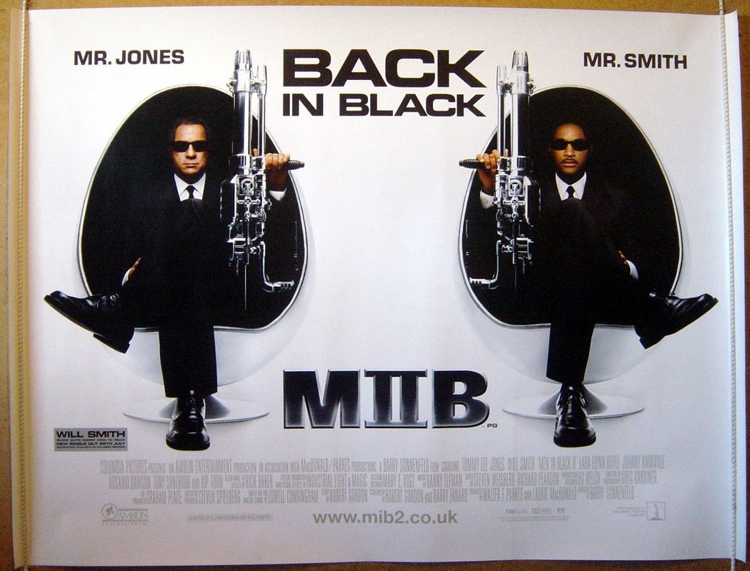 Men In Black 2 Original Quad Movie Poster