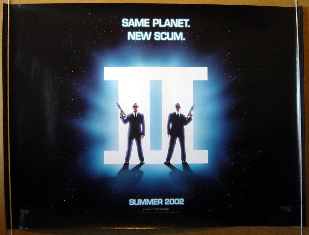Men In Black 2 (Teaser) Original Quad Movie Poster