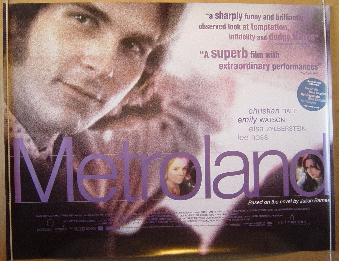 Metroland Original Quad Movie Poster