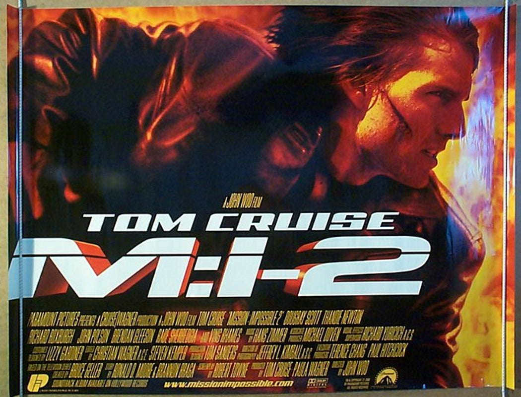 Mission Impossible 2 Original Quad Movie Poster