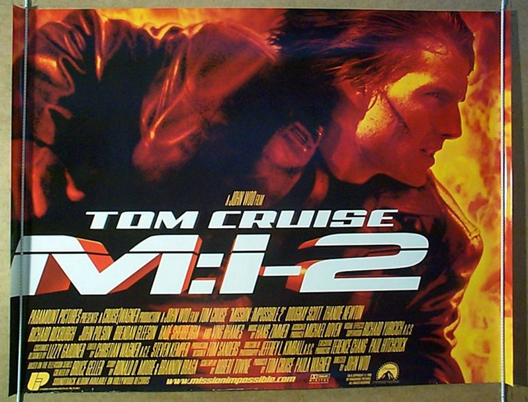 Mission Impossible 2 Original Quad Movie Poster