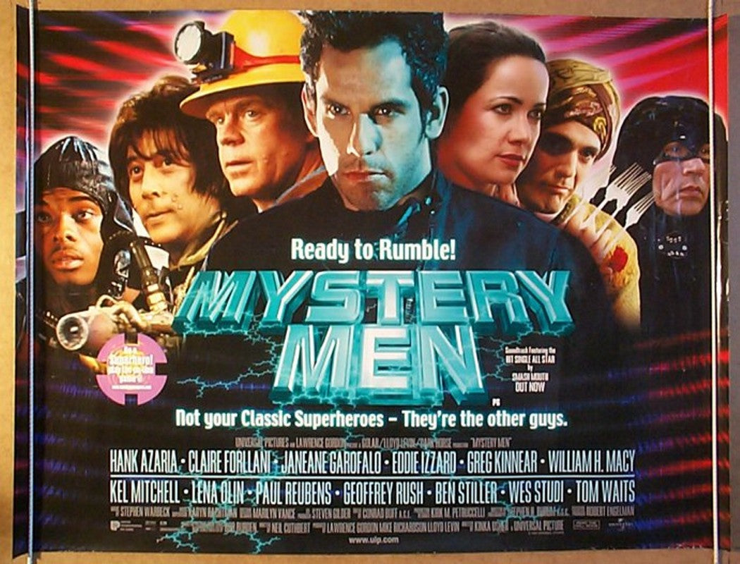 Mystery Men Original Quad Movie Poster
