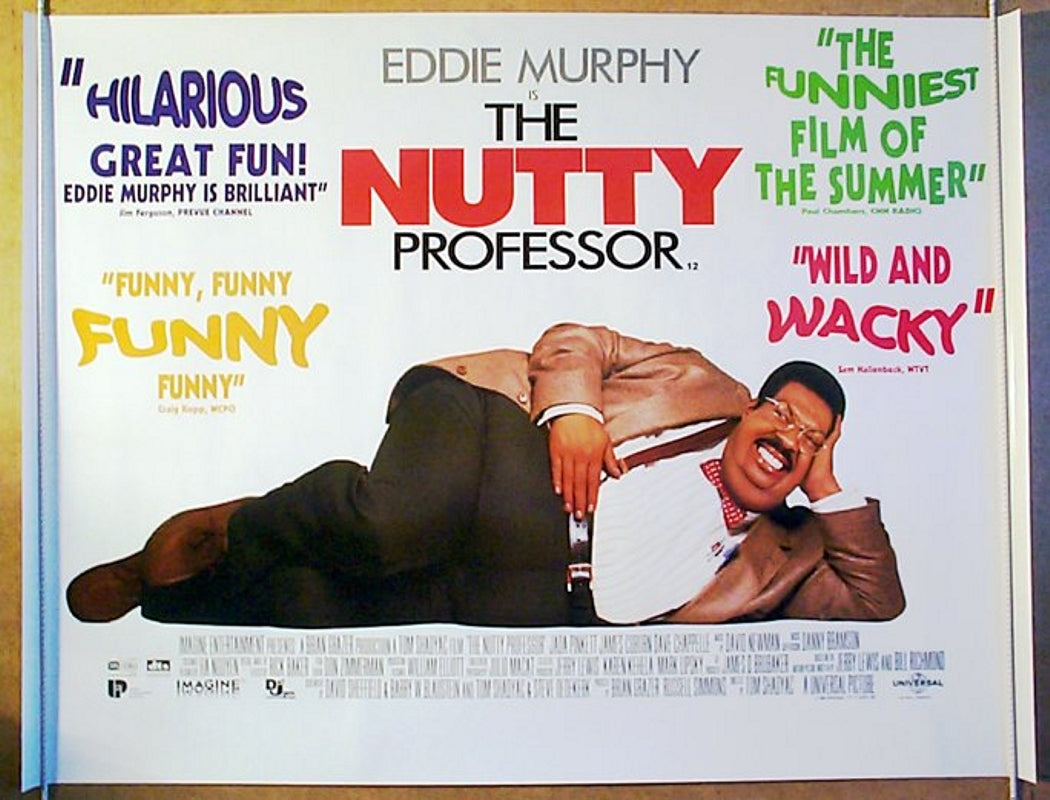 The Nutty Professor Original Quad Movie Poster