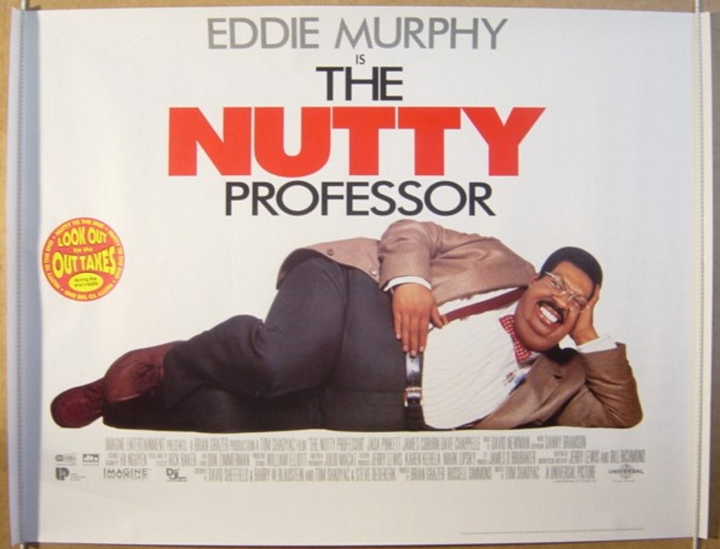The Nutty Professor Original Quad Movie Poster