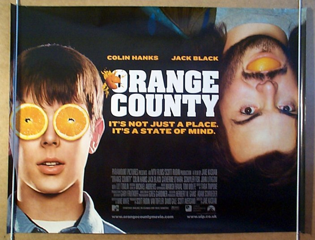 Orange County Original Quad Movie Poster