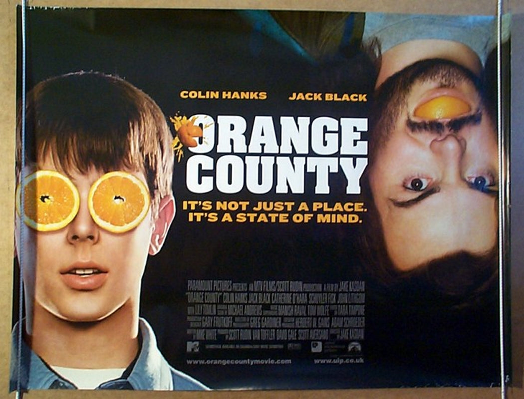 Orange County Original Quad Movie Poster