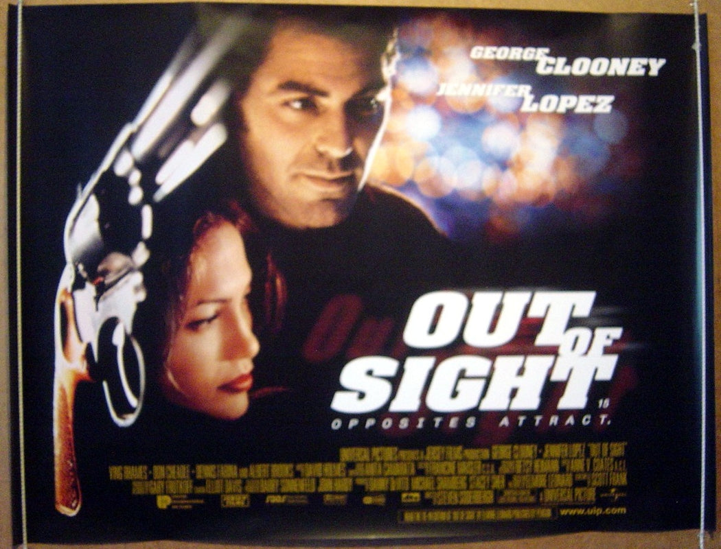Out Of Sight Original Quad Movie Poster
