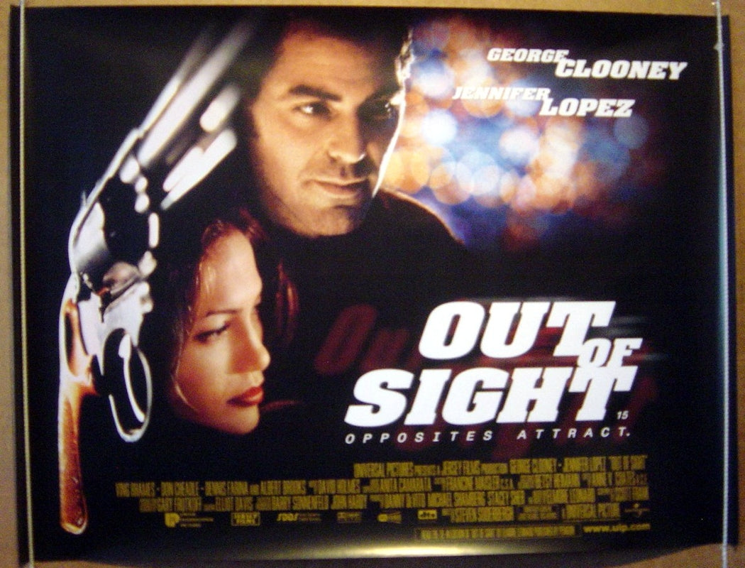 Out Of Sight Original Quad Movie Poster