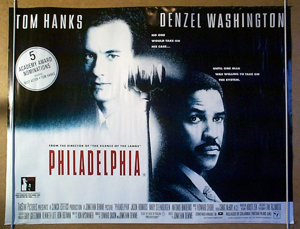 Philadelphia Original Quad Movie Poster