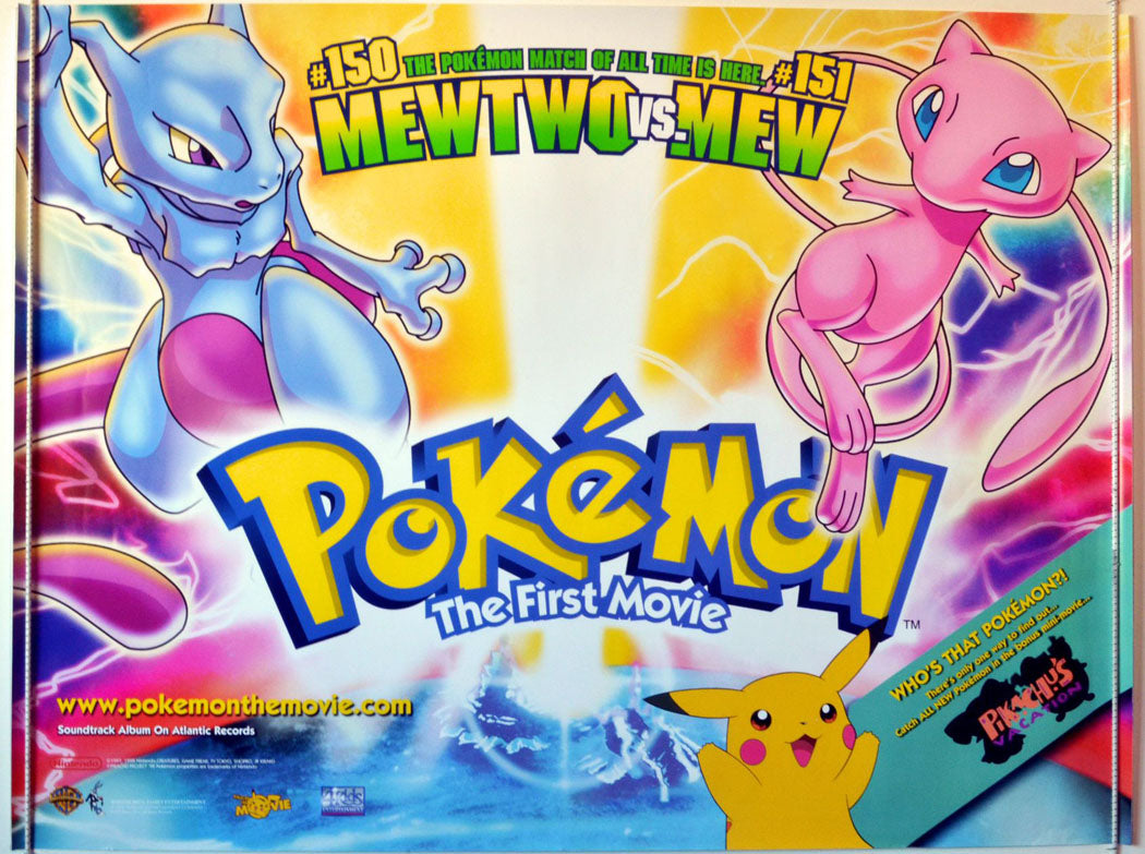 Pokemon : The First Movie Original British Quad Poster - Movie Poster