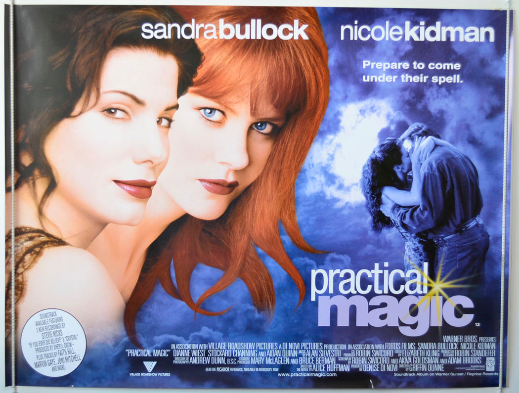 Practical Magic Original British Quad Poster - Movie Poster