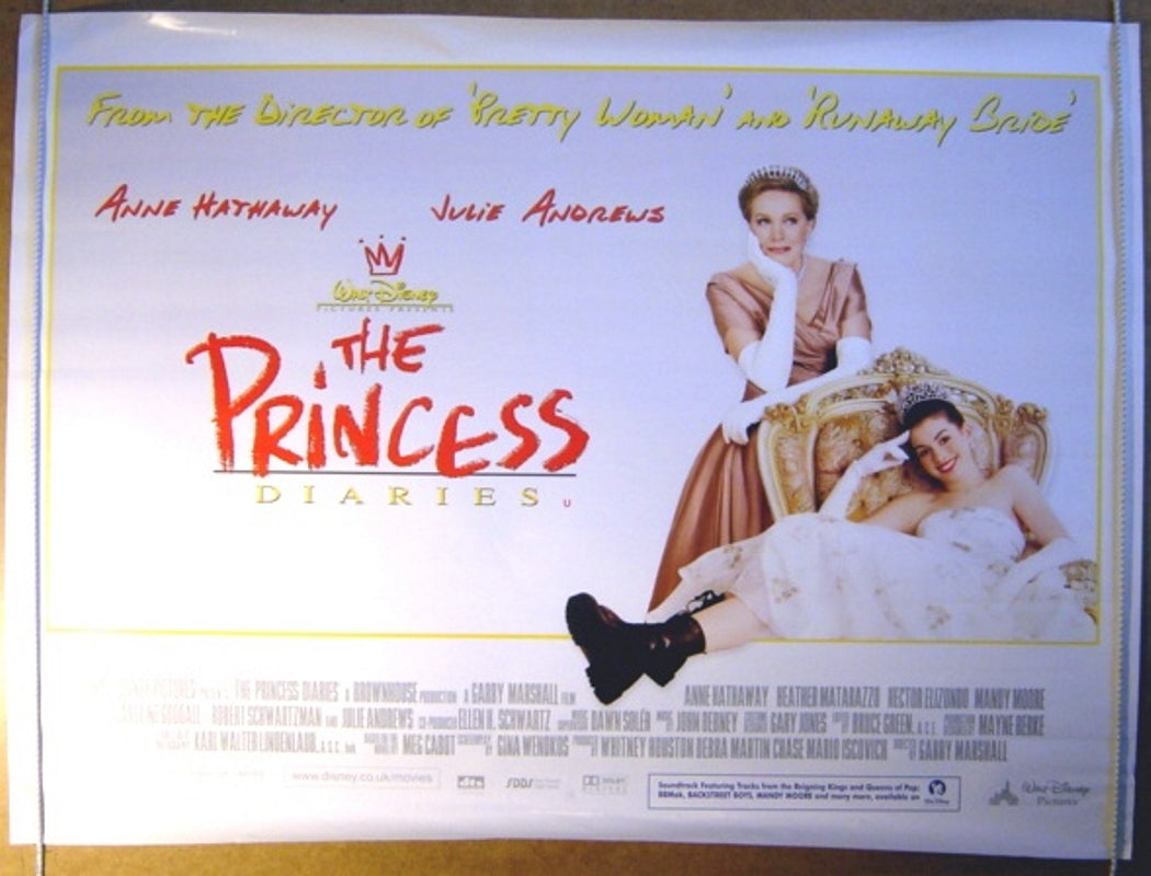 The Princess Diaries Original Quad Movie Poster
