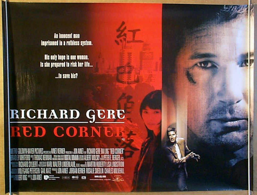 Red Corner Original Quad Movie Poster