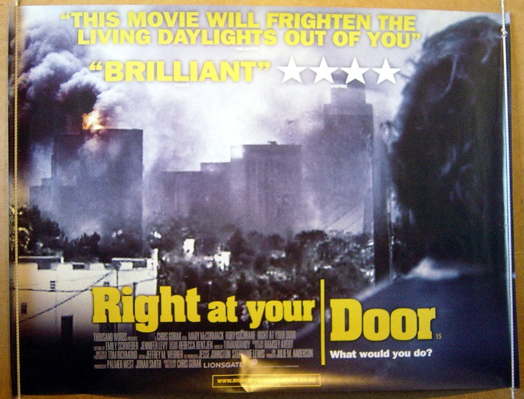 Right At Your Door Original Quad Movie Poster