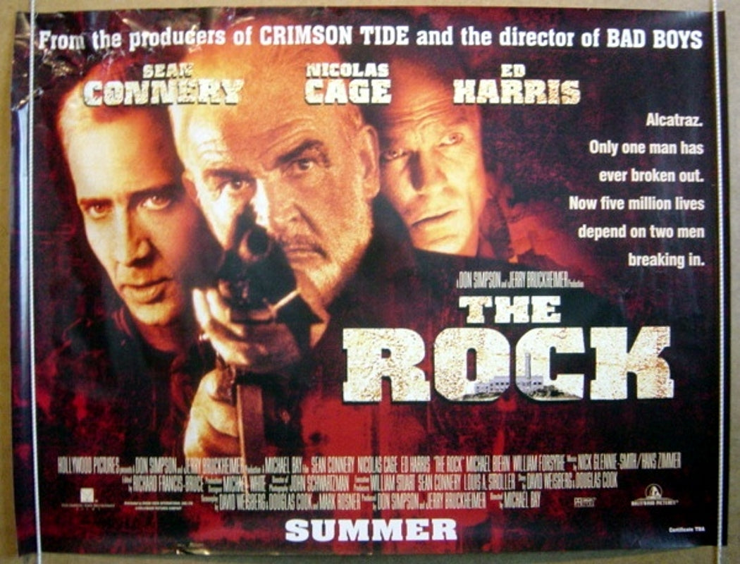 The Rock Original Quad Movie Poster
