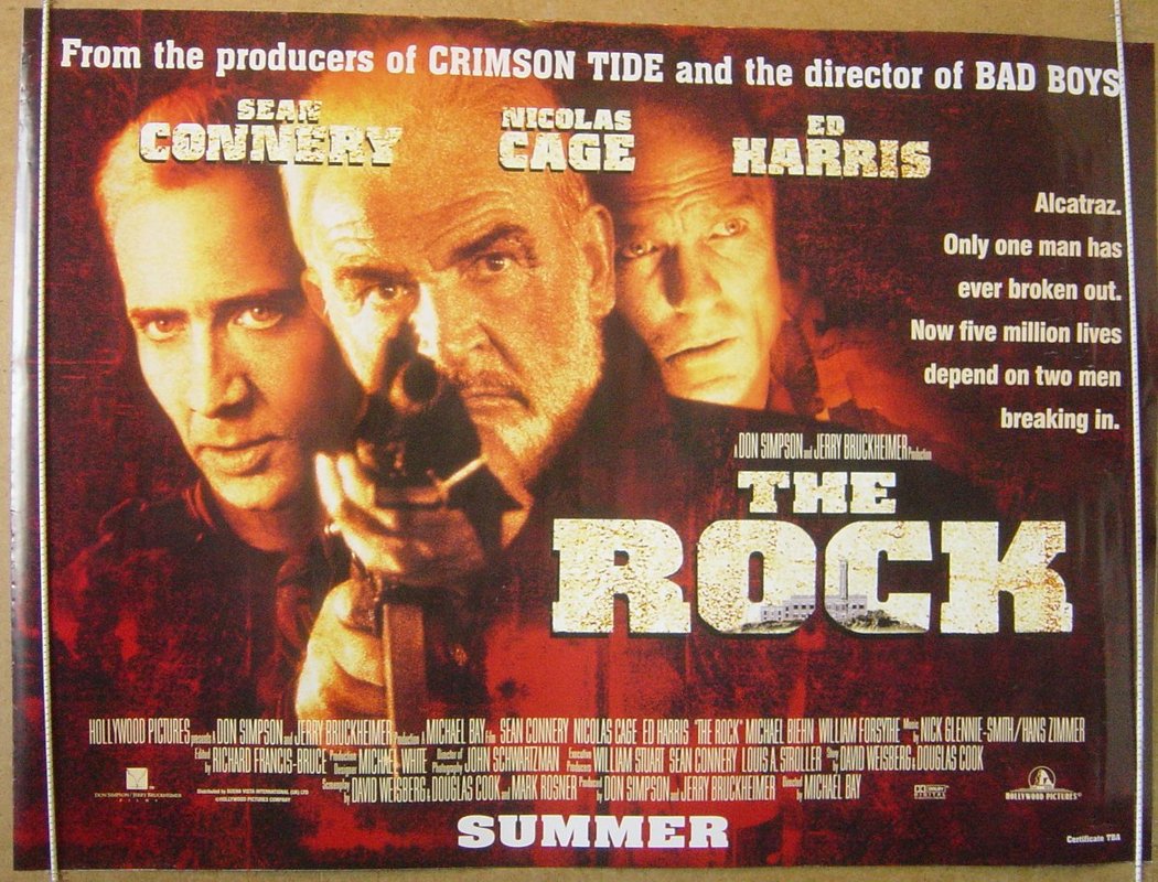 The Rock Original Quad Movie Poster