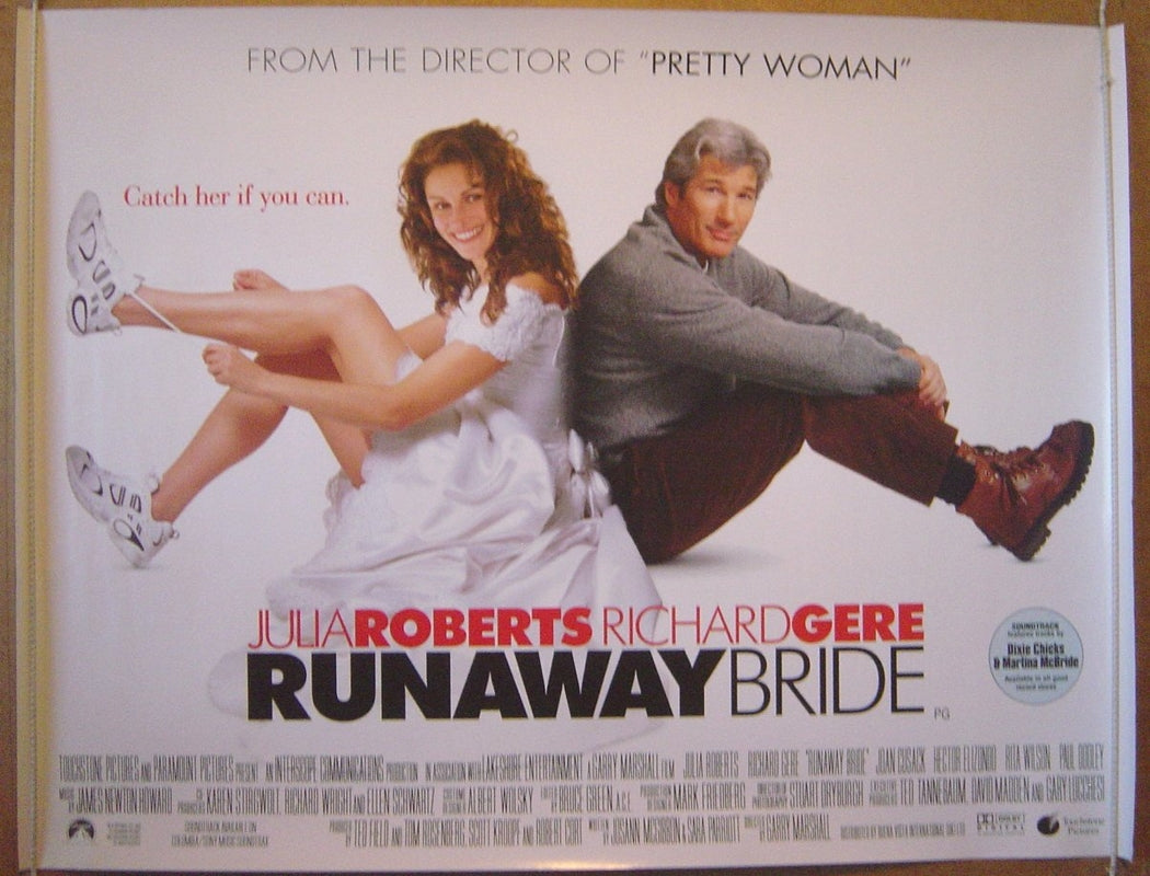 Runaway Bride Original Quad Movie Poster