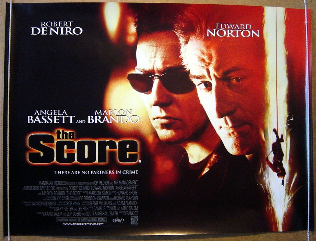 The Score Original Quad Movie Poster