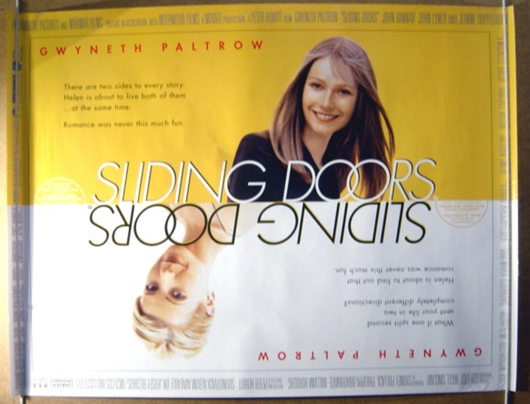 Sliding Doors Original Quad Movie Poster