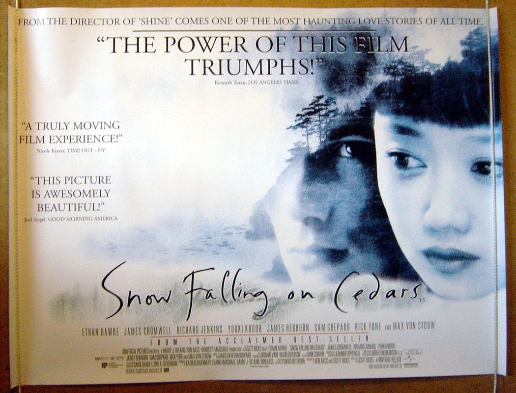 Snow Falling On Cedars Original Quad Movie Poster
