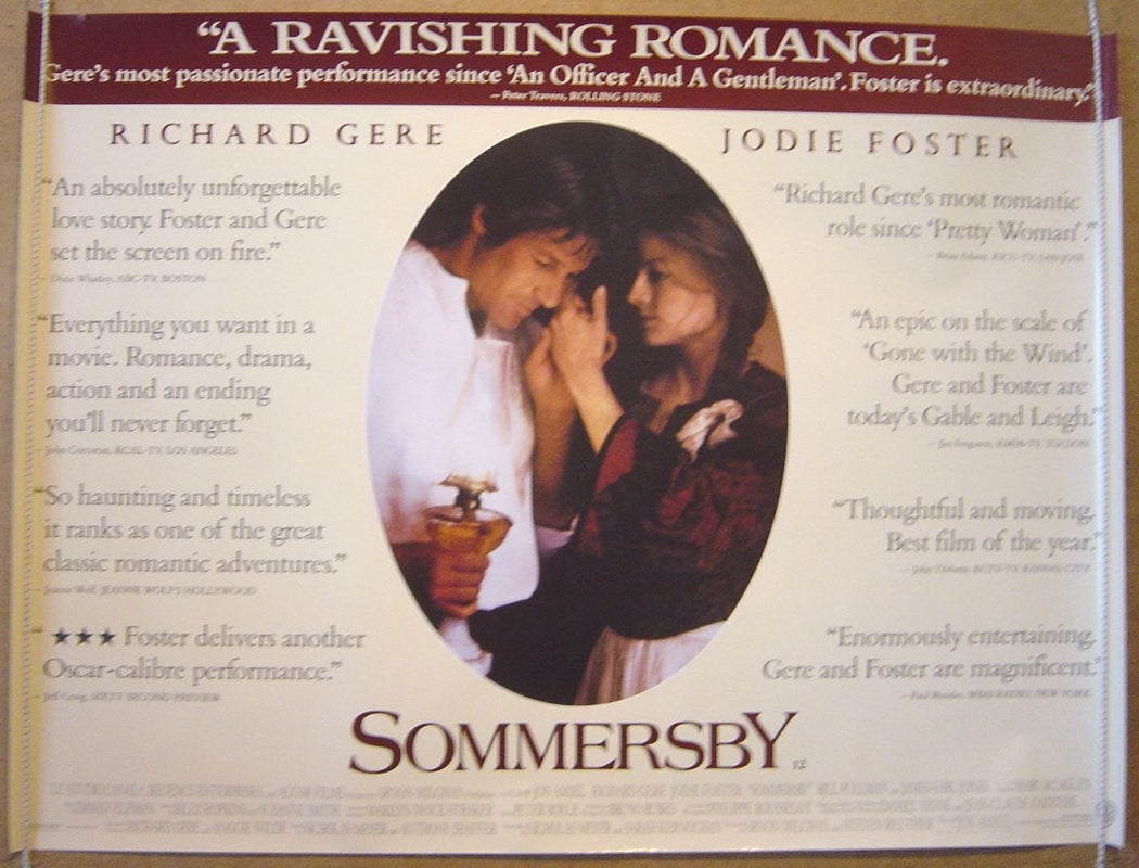 Sommersby Original Quad Movie Poster