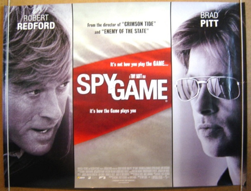 Spy Game Original Quad Movie Poster