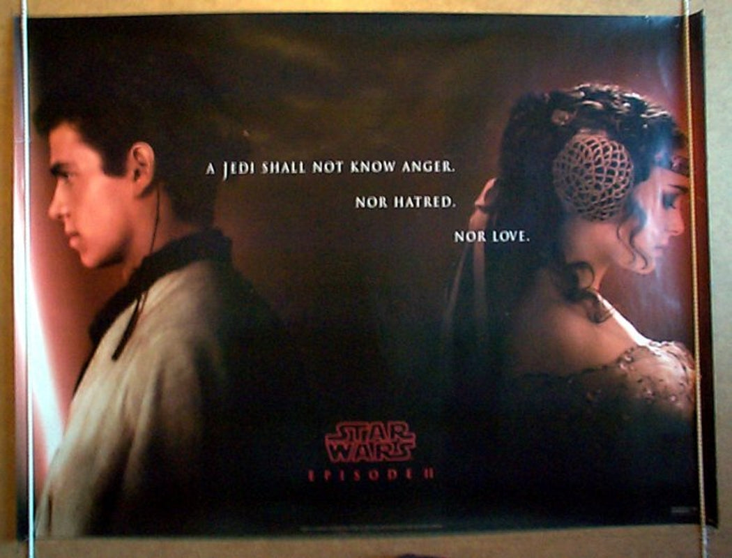 Star Wars : Episode 2 - Attack Of The Clones (Teaser) Original Quad Movie Poster