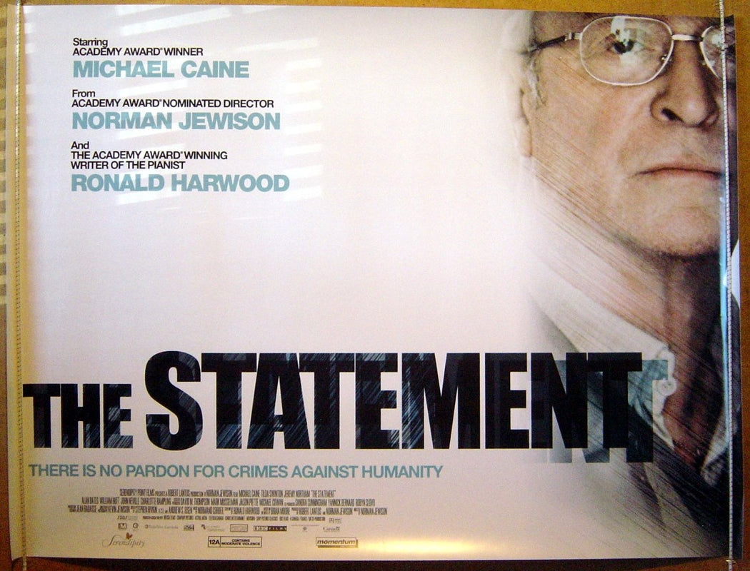 The Statement Original Quad Movie Poster