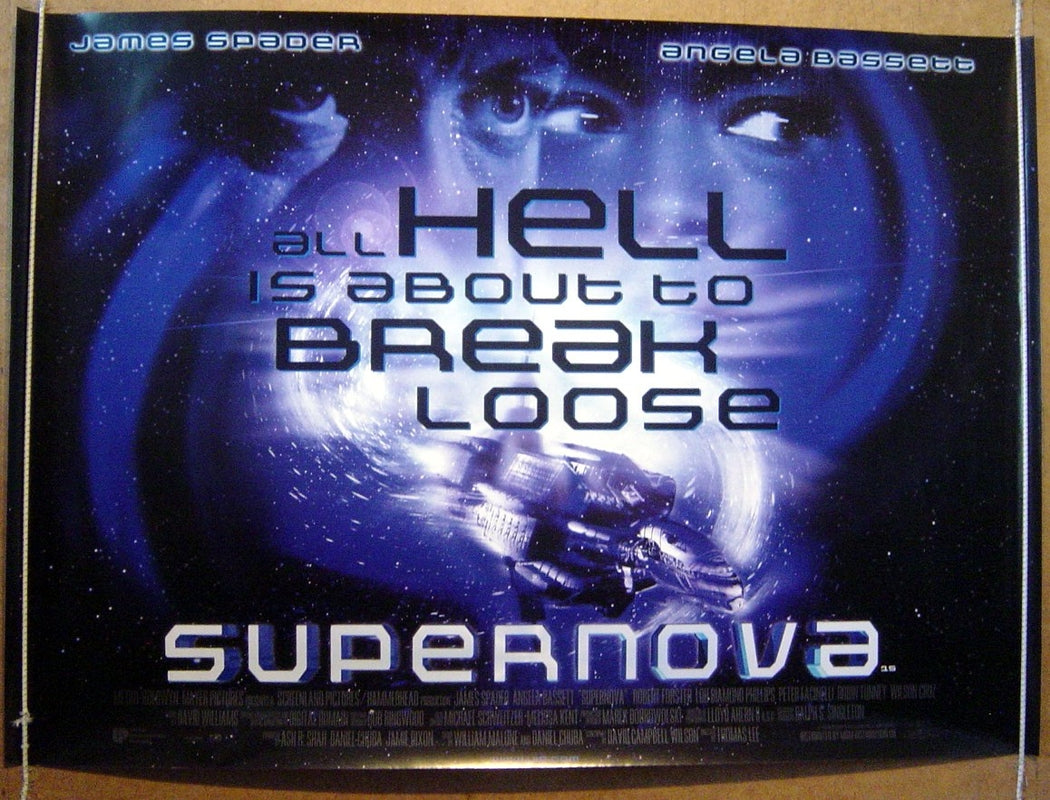 Supernova Original Quad Movie Poster