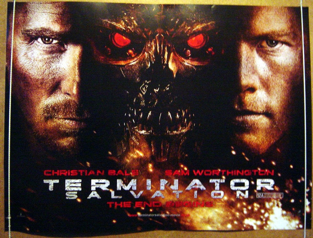 Terminator Salvation Original Quad Movie Poster