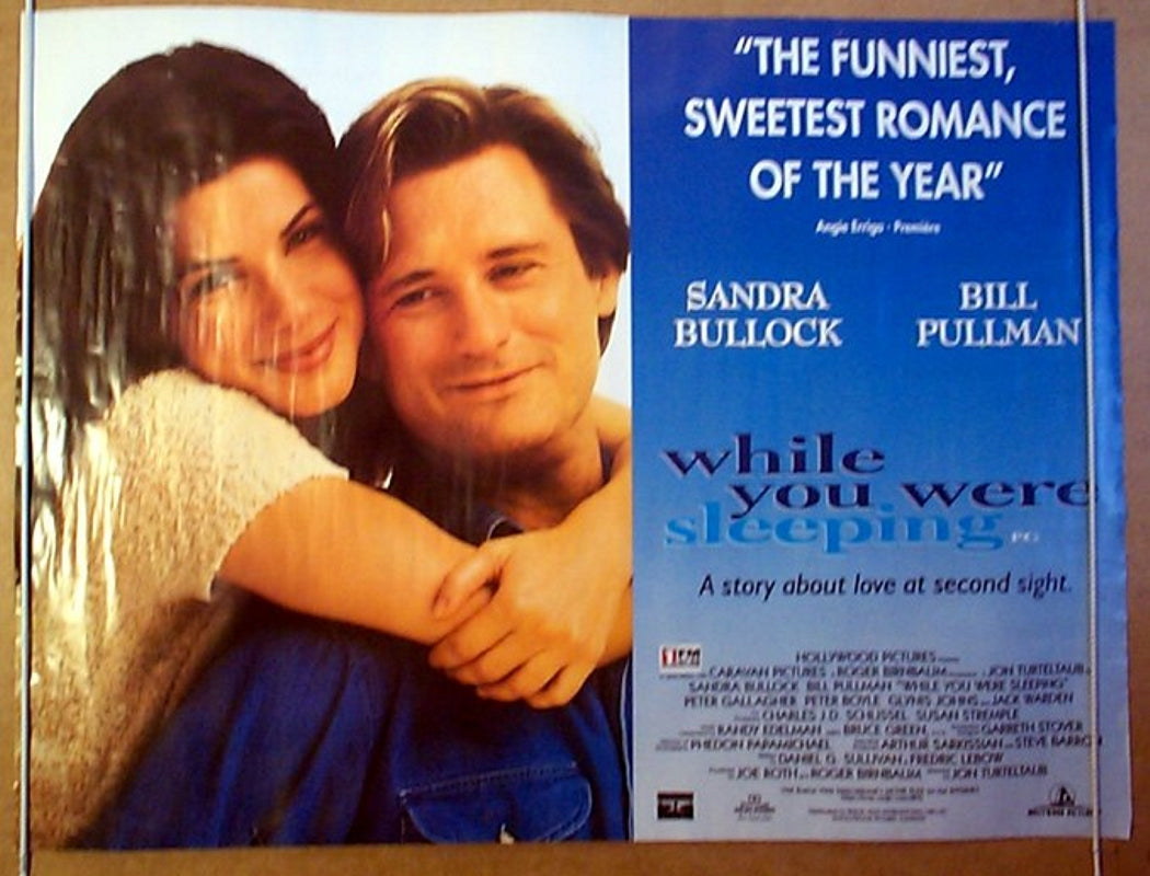 While You Were Sleeping Original Quad Movie Poster