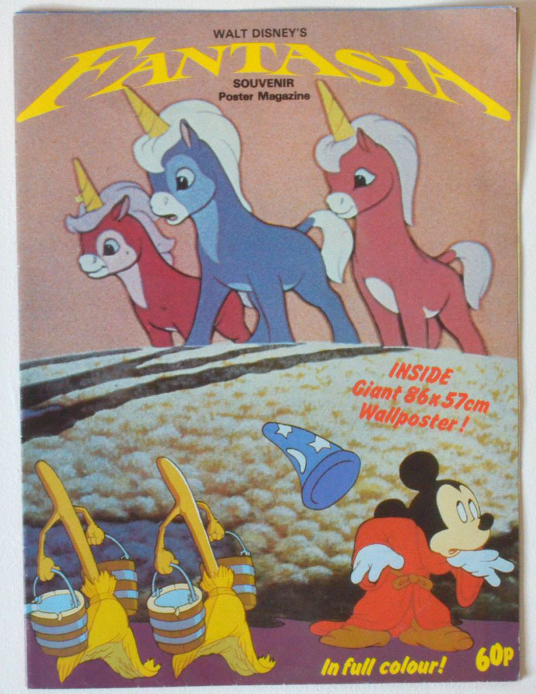 Fantasia Original Souvenir Poster Magazine Original British Quad Poster - Movie Poster