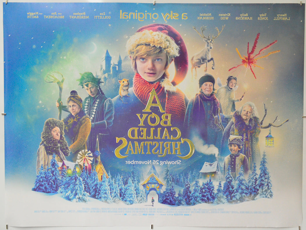 A Boy Called Christmas (Back) Cinema Quad Movie Poster