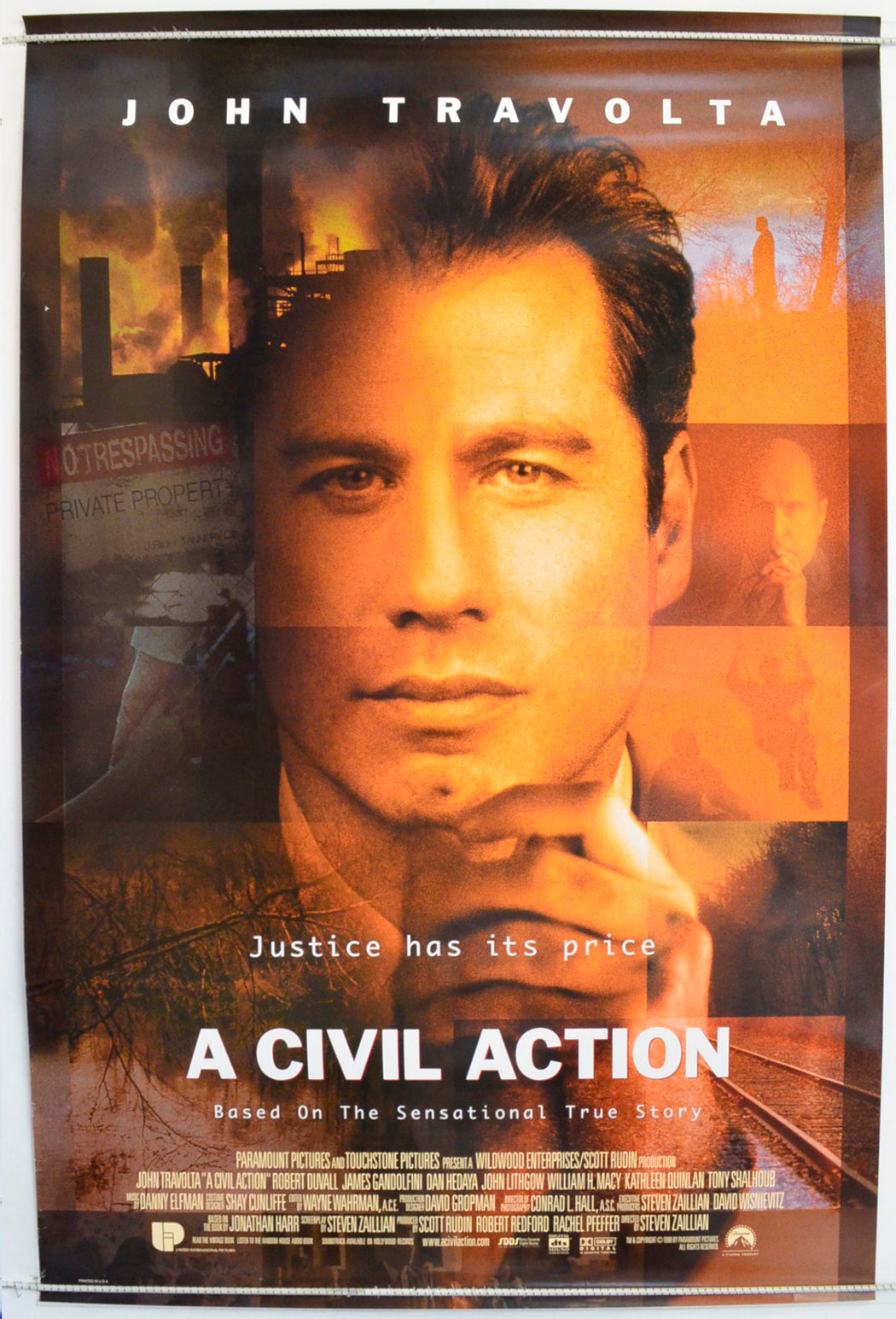 A Civil Action Original One Sheet Poster - Film Poster - Movie Poster