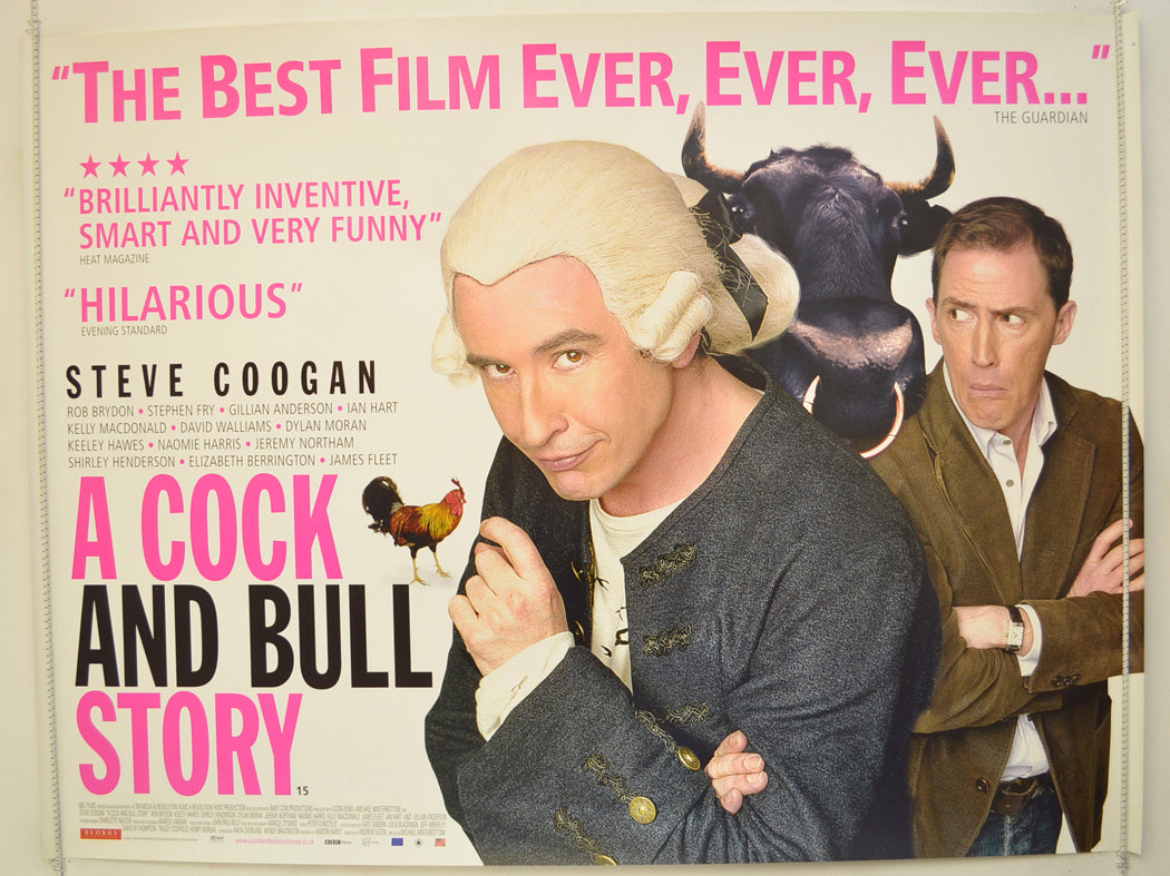 A Cock And Bull Story Original Quad Poster - Film Poster - Movie Poster