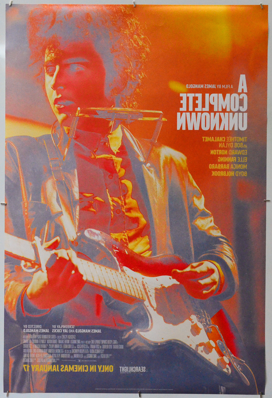 A Complete Unknown (Back) Cinema One Sheet Movie Poster